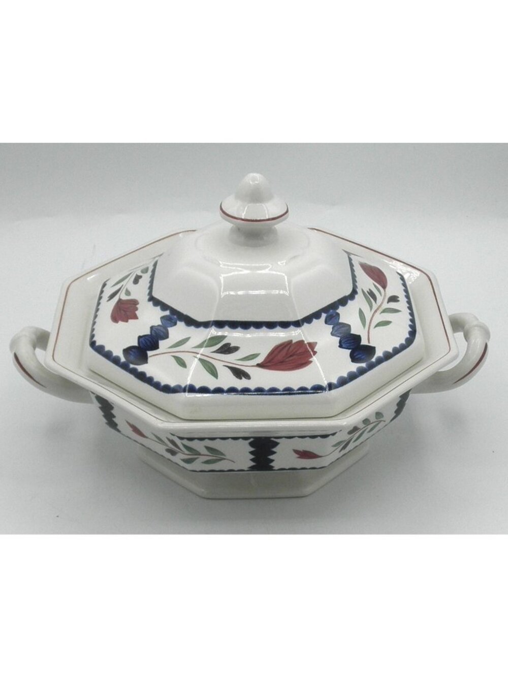 Lancaster by Adams Round Covered  Serving Vegetable Bowl Pattern Code: ADALAN
